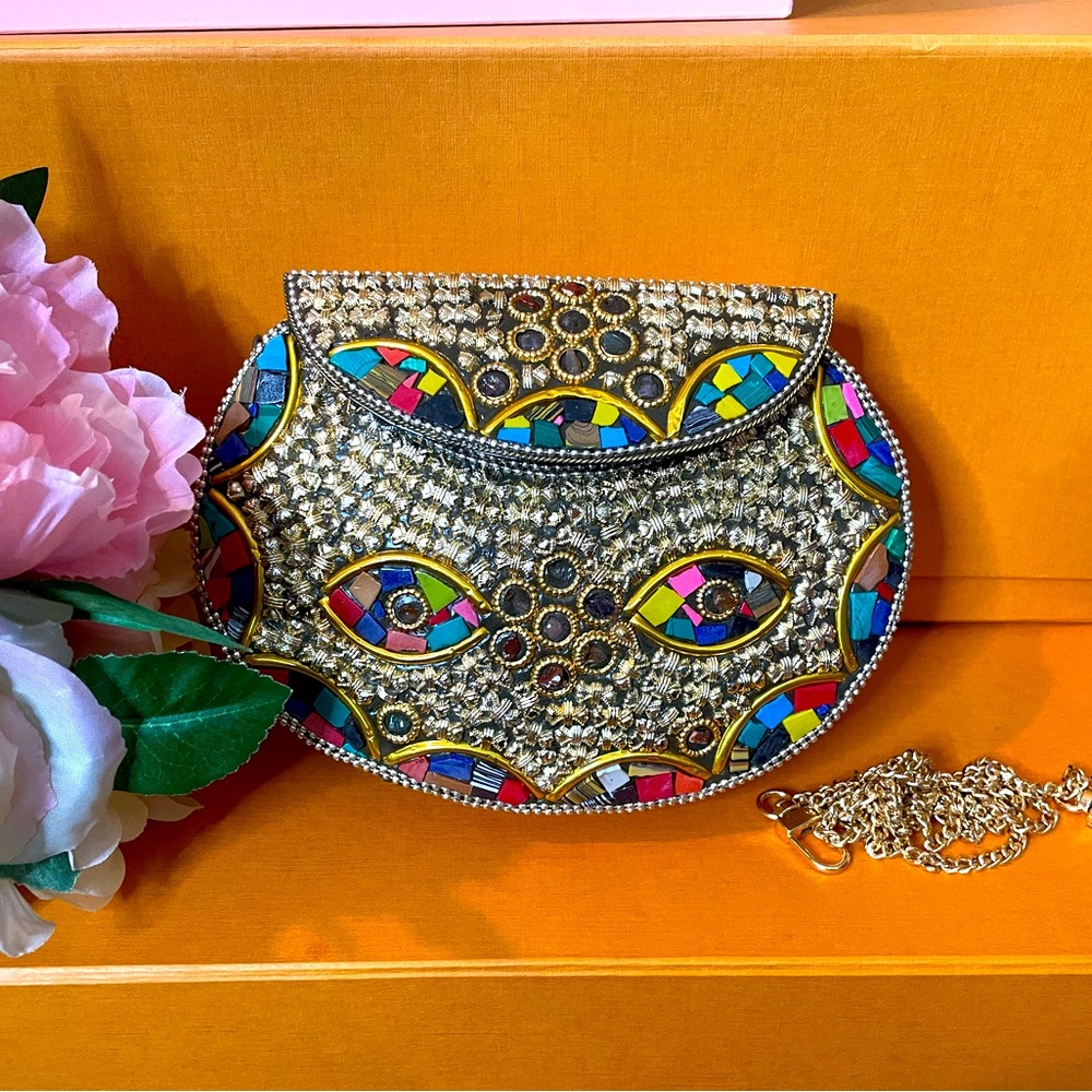 NWT Ramla Mosiac Handmade Bag (MSRP$250)